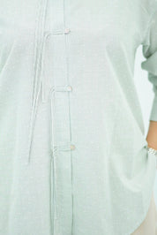 Chemise Oversize Vert Menthe