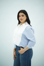 Chemise en Popeline - Bleu