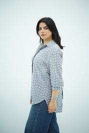 Chemise en broderie anglaise