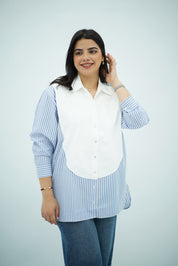 Chemise en Popeline - Bleu