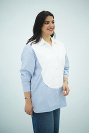 Chemise en Popeline - Bleu