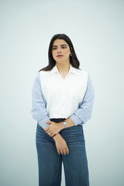 Chemise en Popeline - Bleu