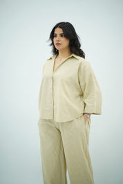 Ensemble Lin Fluide – Beige Minimaliste