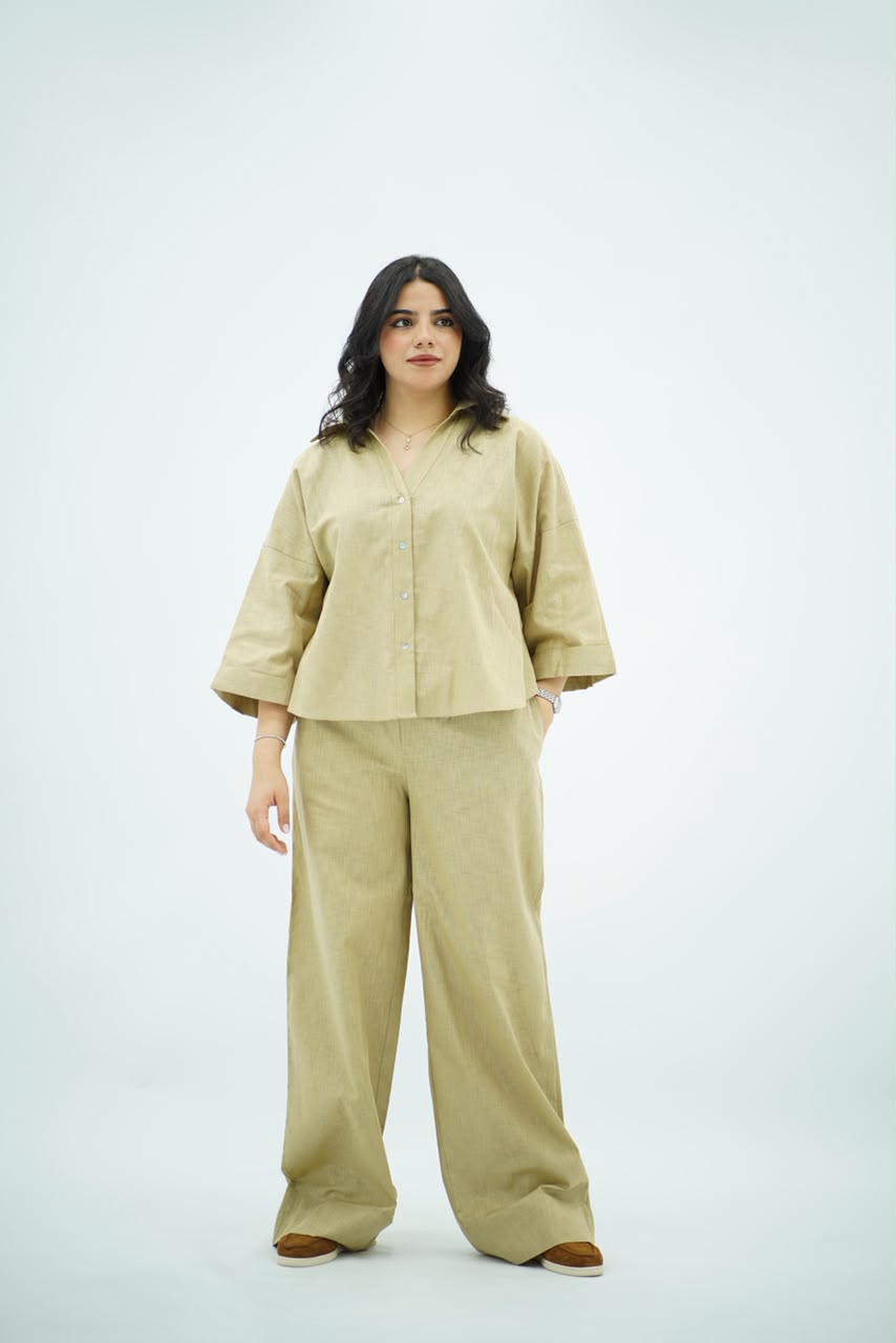 Ensemble en Lin – Vert Sauge