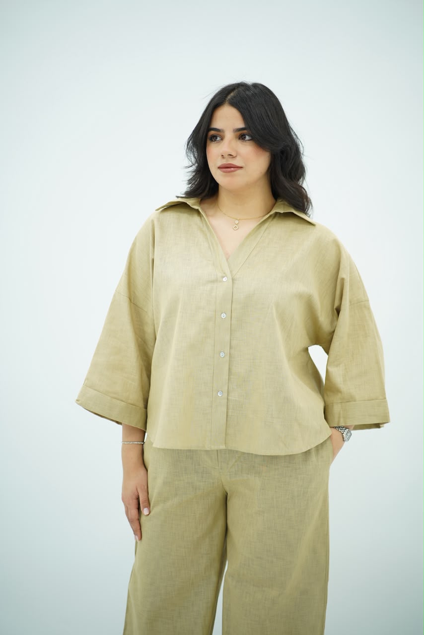 Ensemble en Lin – Vert Sauge