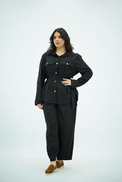Ensemble Noir en Lin