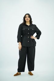 Ensemble Noir en Lin