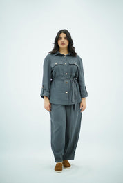 Ensemble Gris en Lin
