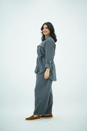 Ensemble Gris en Lin