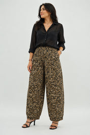 Pantalon Ballonné Léopard