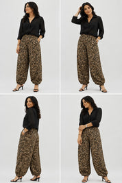 Pantalon Ballonné Léopard