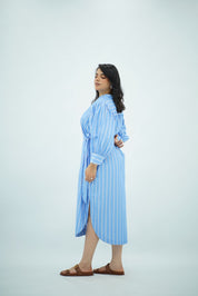 Robe à Manches Bouffantes