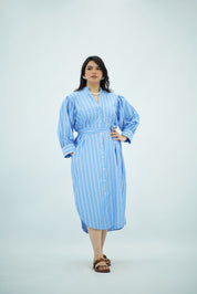 Robe à Manches Bouffantes