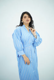 Robe à Manches Bouffantes
