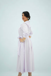 Robe Chemise Mauve clair
