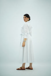 Robe Chemise Évasée Ceinturée