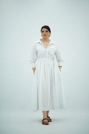 Robe Chemise Évasée Ceinturée