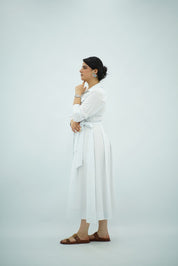Robe Chemise Évasée Ceinturée