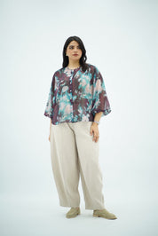 Chemise Fluide Imprimé Aquarelle