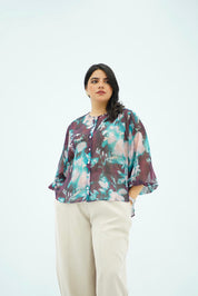 Chemise Fluide Imprimé Aquarelle
