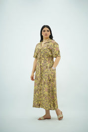 Robe Longue Imprimée Élégance