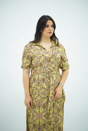 Robe Longue Imprimée Élégance