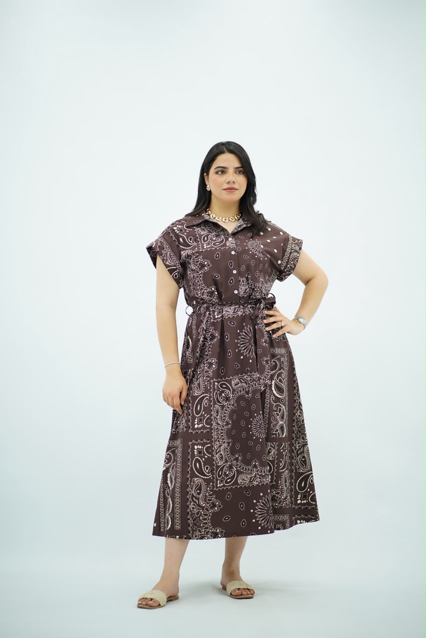 Robe Longue Bandana Chic