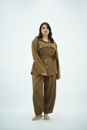 Ensemble Chic Safari Marron