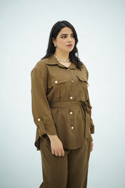 Ensemble Chic Safari Marron