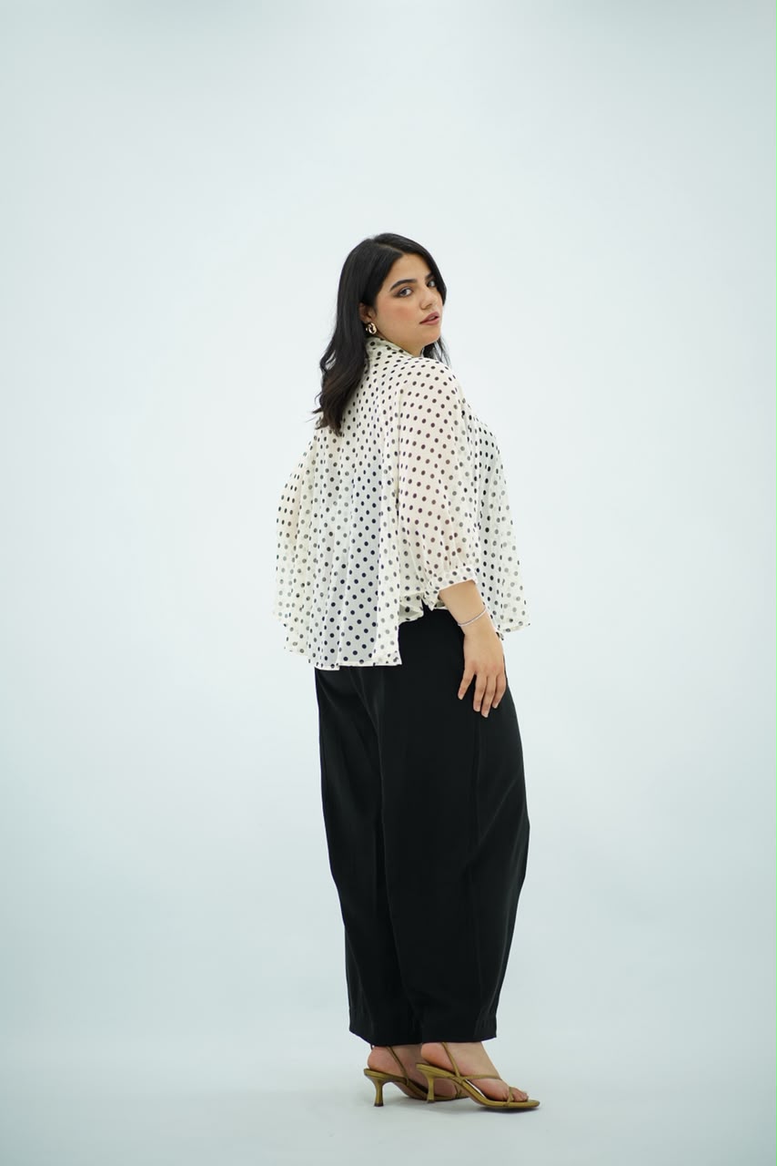 Chemise Aspro à Pois Élégante