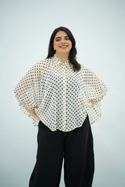 Chemise Aspro à Pois Élégante