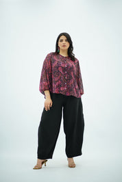 Chemise imprimée Paisley Chic