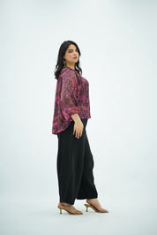 Chemise imprimée Paisley Chic