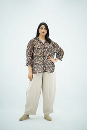 Chemise Fluide Imprimé Abstrait