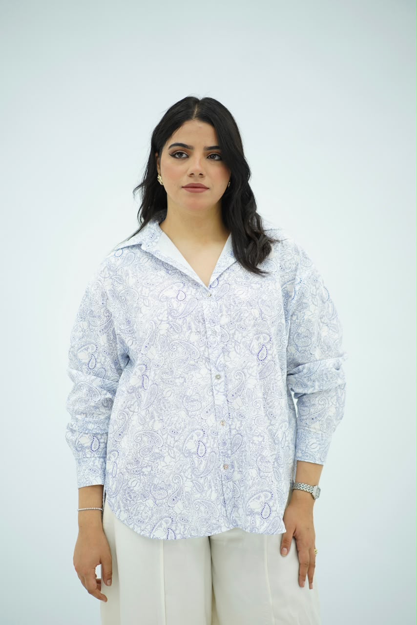 Chemise Imprimé Arabesque Chic
