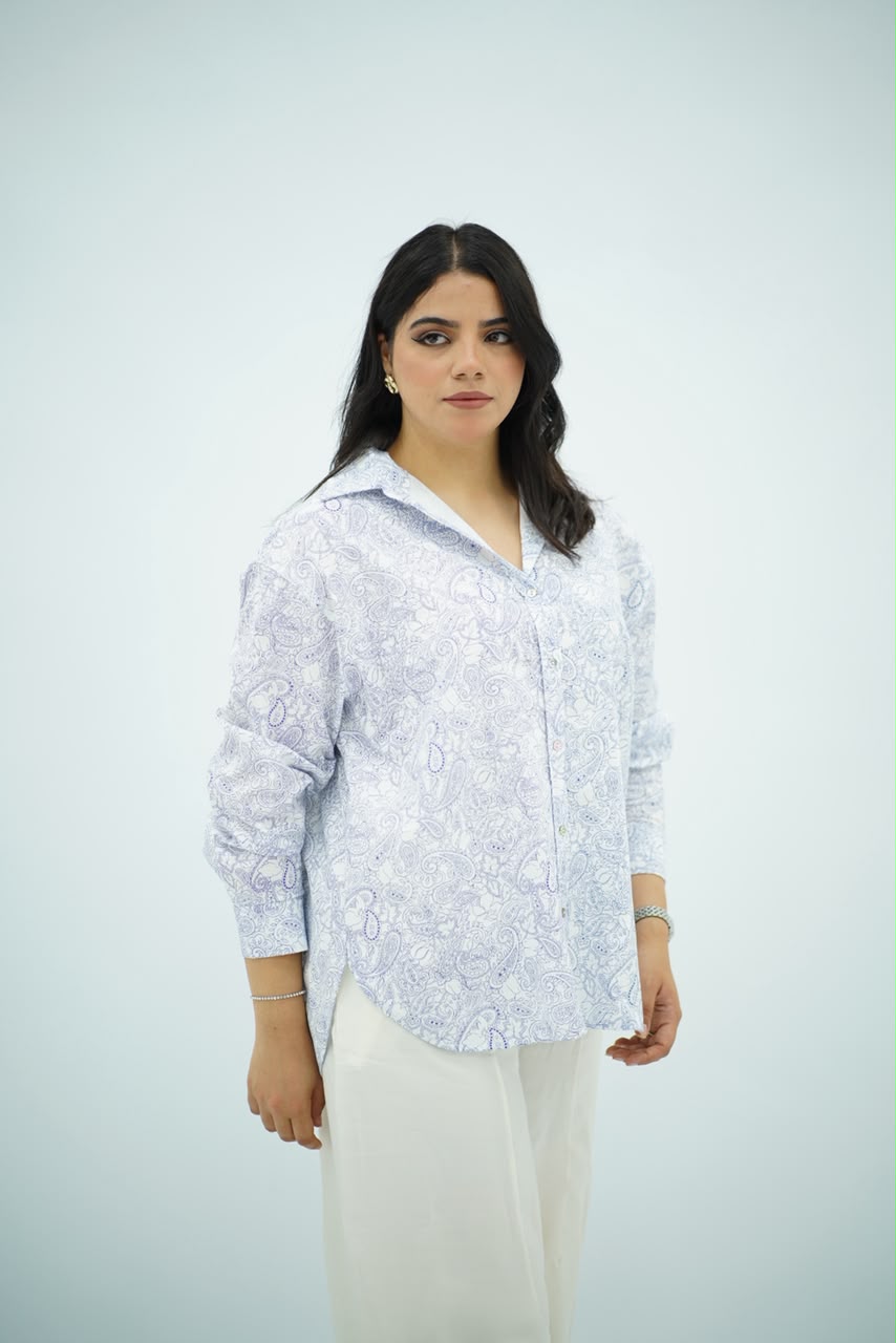 Chemise Imprimé Arabesque Chic