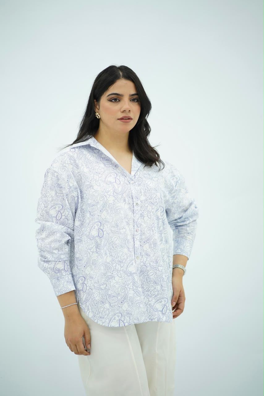 Chemise Imprimé Arabesque Chic