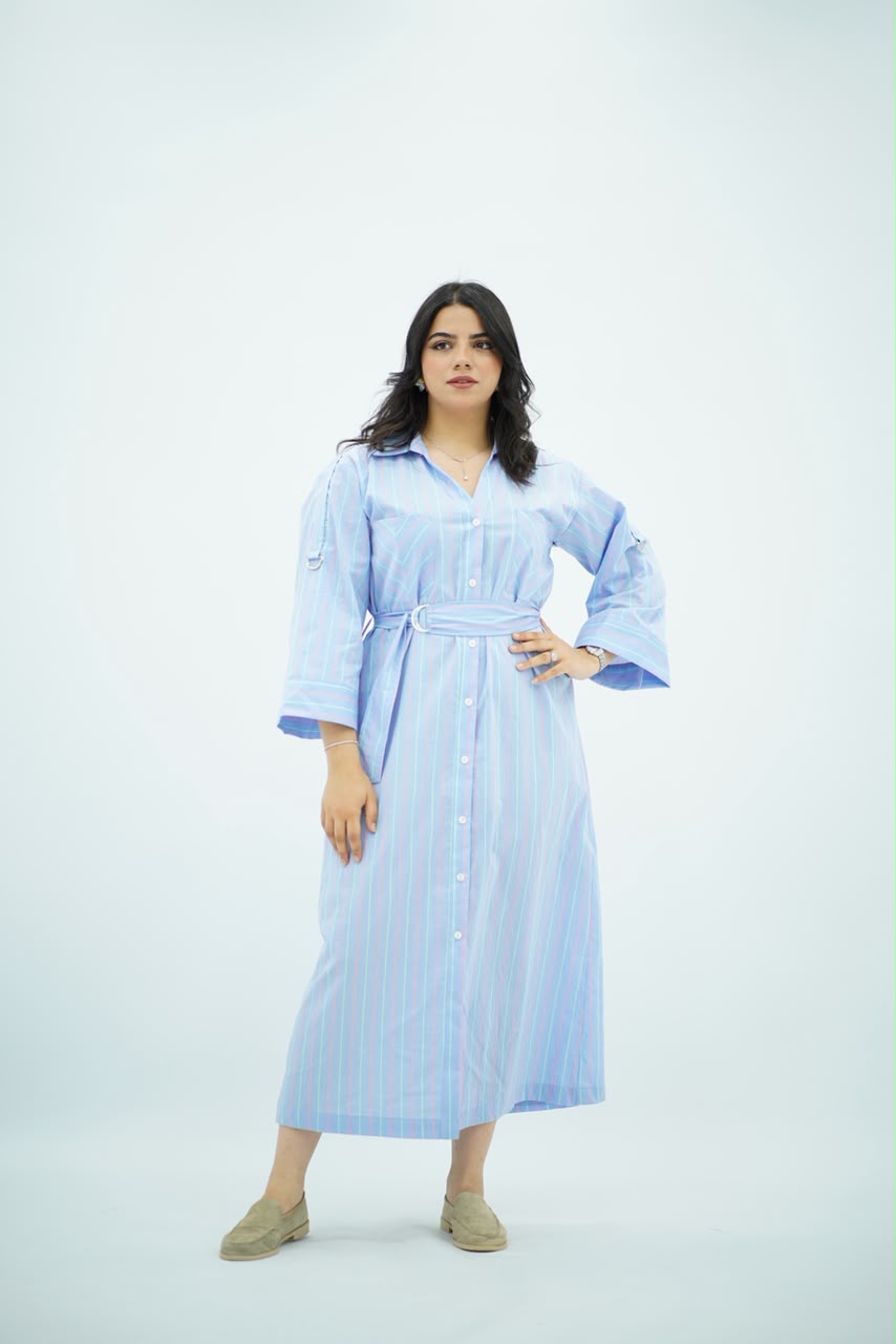 Robe Chemise Rayée