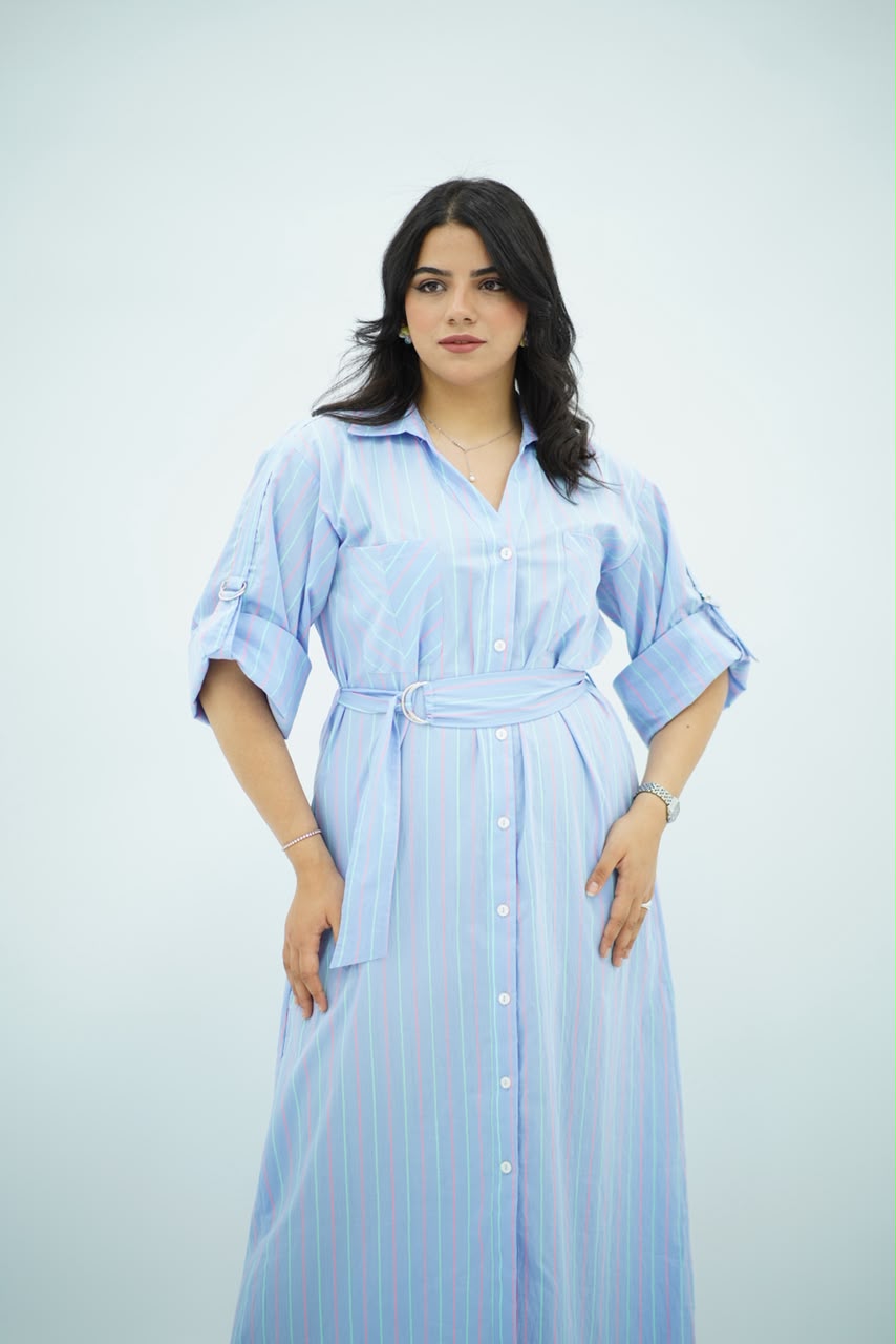 Robe Chemise Rayée