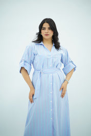 Robe Chemise Rayée