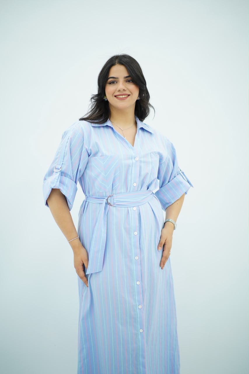 Robe Chemise Rayée