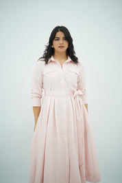 Robe Popeline Rose Bébé