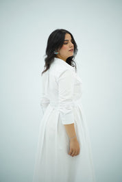 Robe Chemise Blanche – Élégance Intemporelle