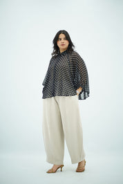 Chemise en mousseline Polkadot