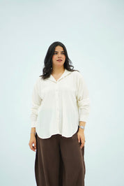 Chemise Fluide Écru