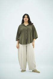 Chemise Oversize Kaki