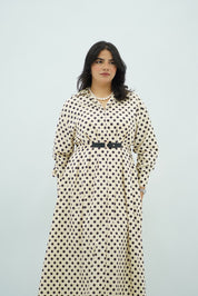 Robe Longue à Pois