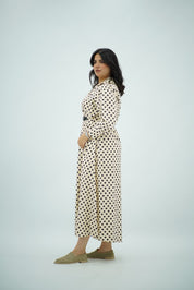 Robe Longue à Pois