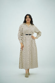 Robe Longue à Pois