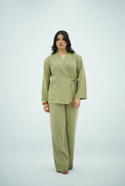Ensemble Tencel Croisé – Vert Sauge